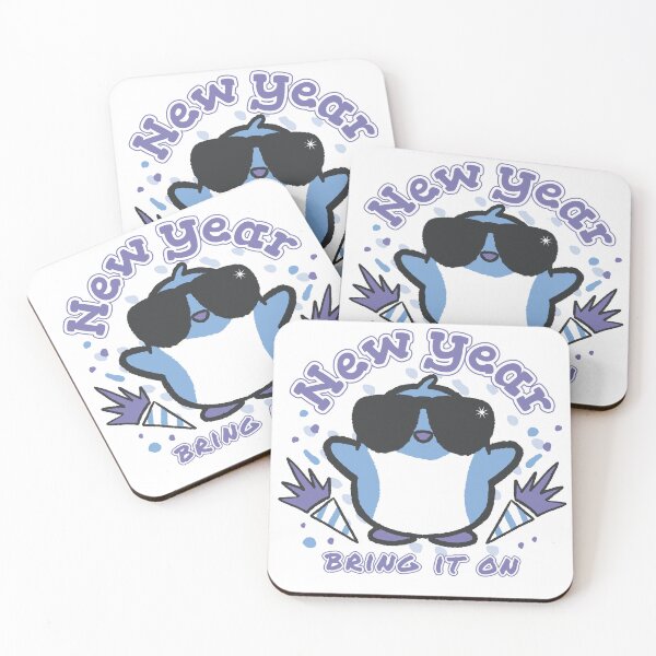Item preview, New Year's Penguin Bring it on Tshirt, mugs, hoodie, prints designed and sold by FineArc.