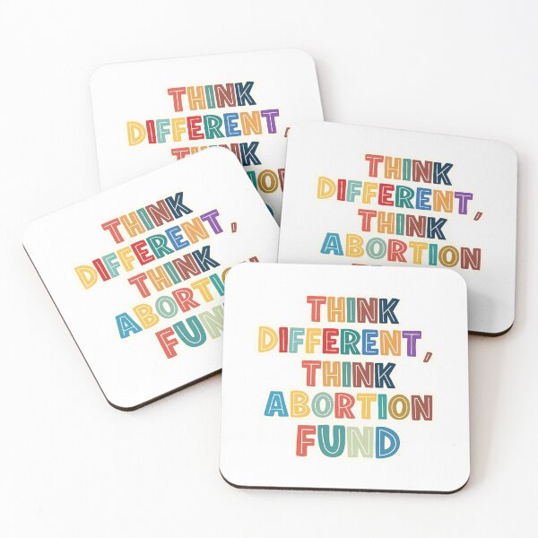 Item preview, Think different, think abortion fund . Colorful fun lettering  designed and sold by vishalraifx.