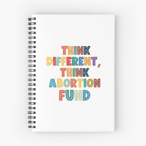 Item preview, Think different, think abortion fund . Colorful fun lettering  designed and sold by vishalraifx.