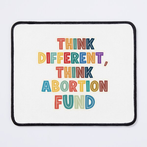 Item preview, Think different, think abortion fund . Colorful fun lettering  designed and sold by vishalraifx.