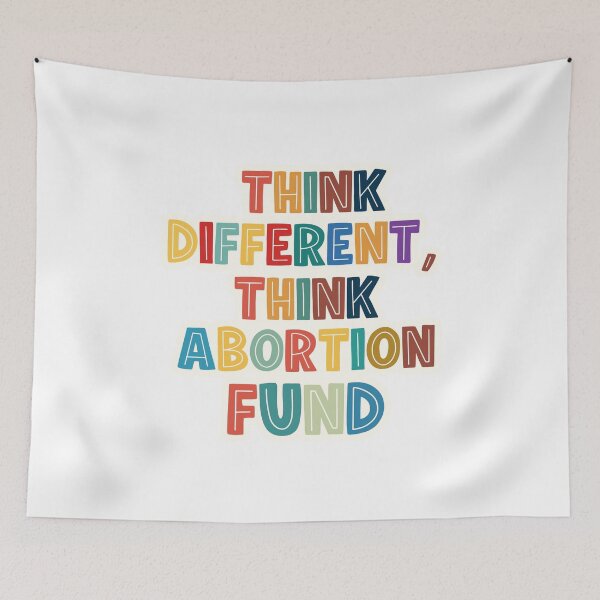 Item preview, Think different, think abortion fund . Colorful fun lettering  designed and sold by vishalraifx.