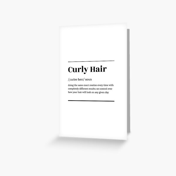 Item preview, Curly Hair Dictionary Definition designed and sold by marisascurls.