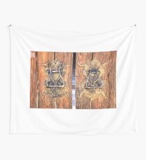 old wooden door Wall Tapestry