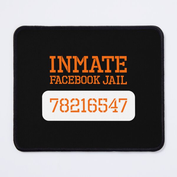 Item preview, facebook jail inmate funny   designed and sold by DivineBurn.