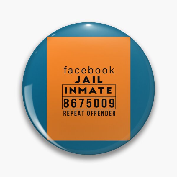 Item preview, Facebook jail inmate repeat offender - FB jail inmate Graphic  designed and sold by DivineBurn.