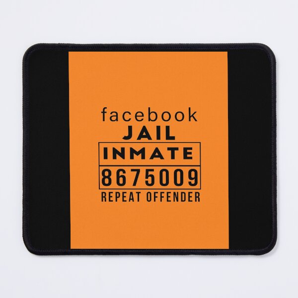 Item preview, Facebook jail inmate repeat offender - FB jail inmate Graphic  designed and sold by DivineBurn.