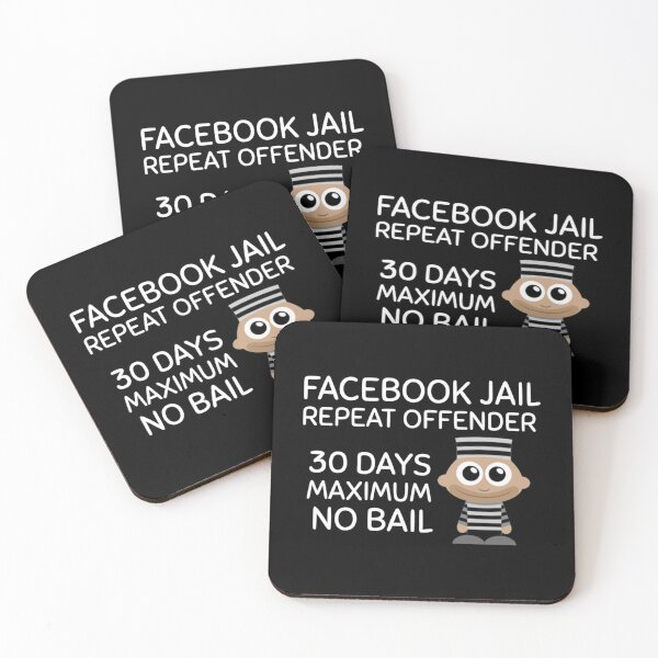 Item preview, Facebook Jail Repeat Offender     designed and sold by DivineBurn.