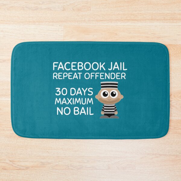 Item preview, Facebook Jail Repeat Offender     designed and sold by DivineBurn.