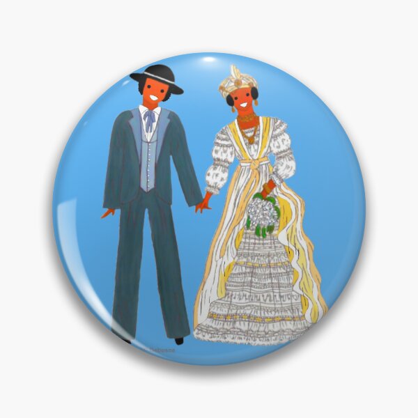 Item preview, Married from MARTINIQUE, France. Color background designed and sold by Catherine Debusne.