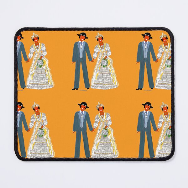 Item preview, Married from MARTINIQUE, France. Color background designed and sold by Catherine Debusne.
