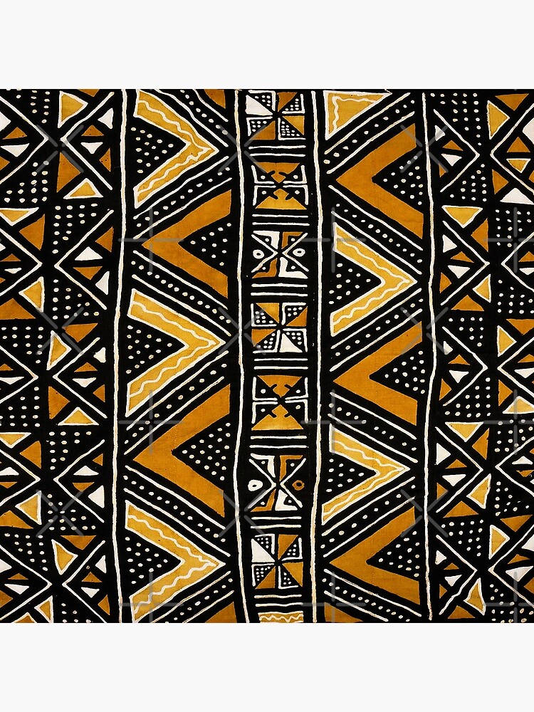 Kente Cloth Pattern African Tribal Print Postcard