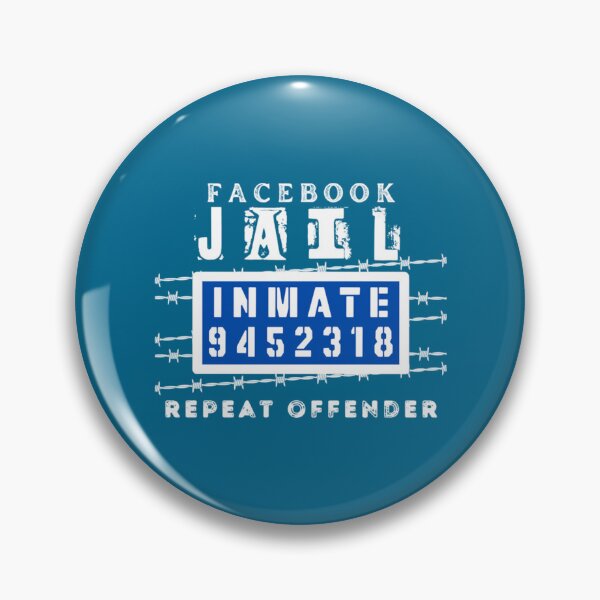 Item preview, Funny facebook jail inmate repeat offender    designed and sold by DivineBurn.
