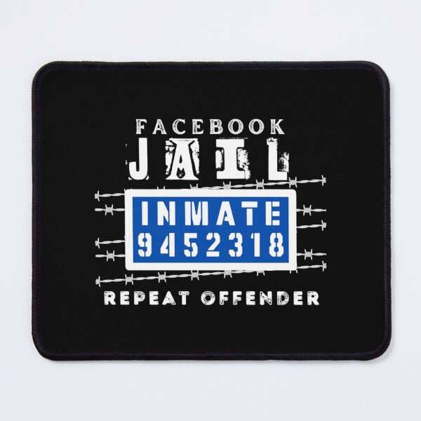 Item preview, Funny facebook jail inmate repeat offender    designed and sold by DivineBurn.