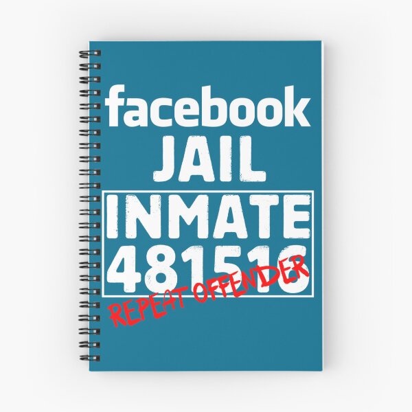 Item preview, Funny Facebook Jail Inmate Repeat Offender Gag Gift    designed and sold by DivineBurn.