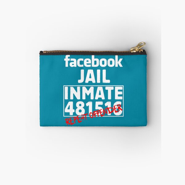 Item preview, Funny Facebook Jail Inmate Repeat Offender Gag Gift    designed and sold by DivineBurn.