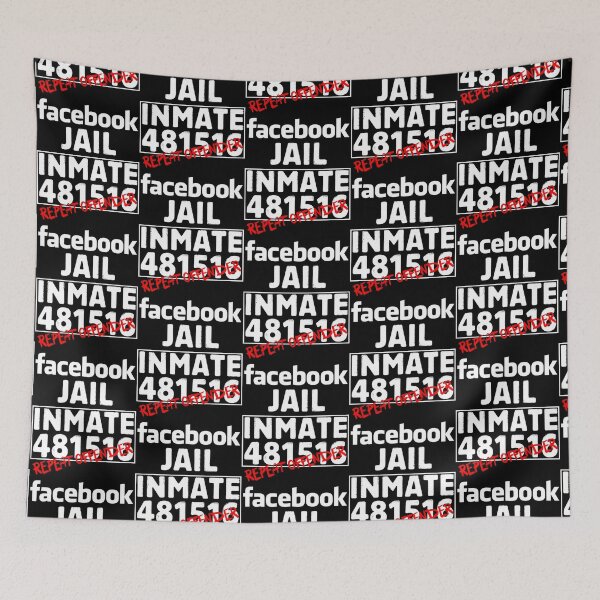 Artikelvorschau, Lustiges Facebook-Gefängnisinsassen-Wiederholungstäter-Gag-Geschenk entworfen und verkauft von DivineBurn.