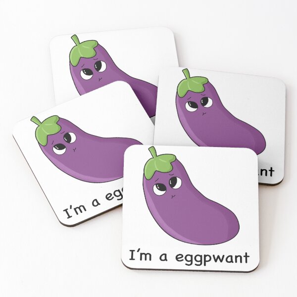 Item preview, A cute cartoon of baby eggplant designed and sold by Thereddestblue.
