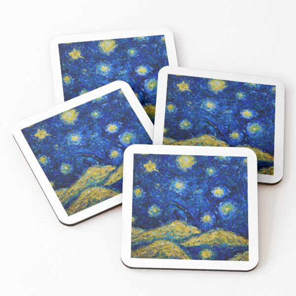 Item preview, starry night art abstract designed and sold by Purplee7.