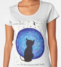 I Love You Cat Women's Premium T-Shirt
