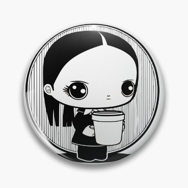 Item preview, Chibi Wednesday designed and sold by flowinglobe.
