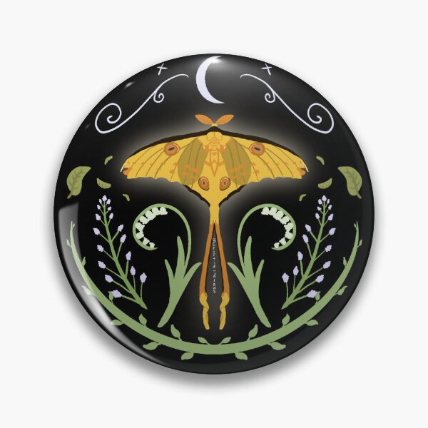 Item preview, Comet moth design  designed and sold by ACryptidDraws.