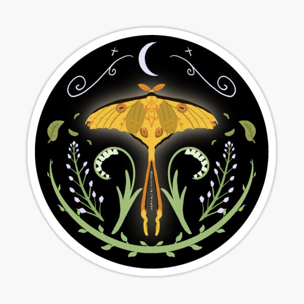 Item preview, Comet moth design  designed and sold by ACryptidDraws.