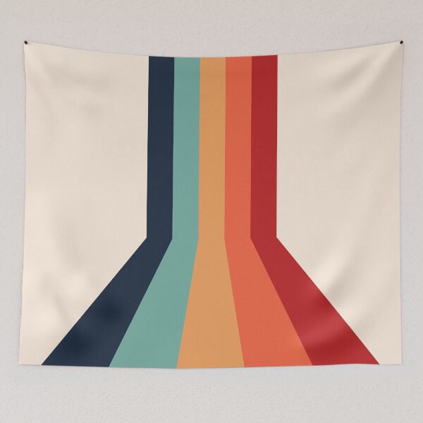 Item preview, Colorful retro style geometric design  designed and sold by BattaAnastasia.