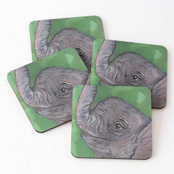 Item preview, Elephant with trunk up designed and sold by KVELKY.
