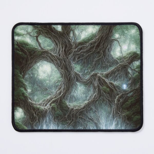 Item preview, The divine inspiration of mystical trees designed and sold by mgtime.