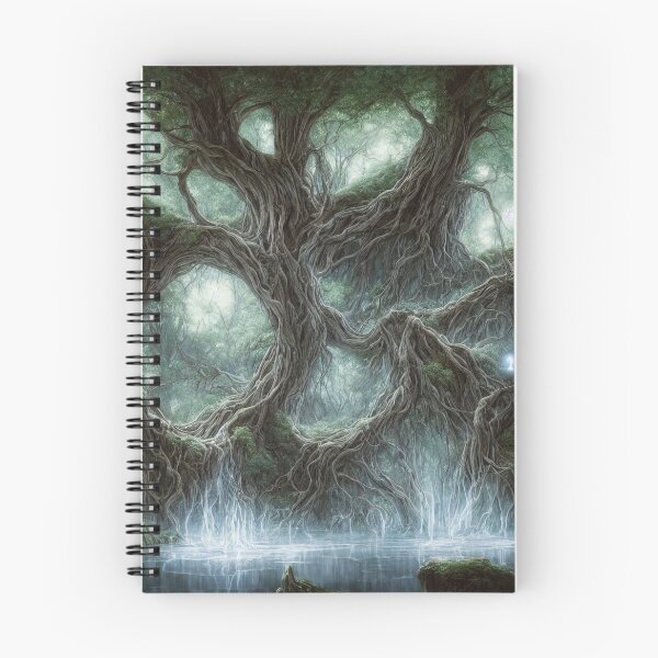 Item preview, The divine inspiration of mystical trees designed and sold by mgtime.