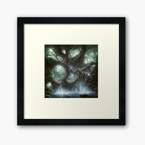 Item preview, The divine inspiration of mystical trees designed and sold by mgtime.