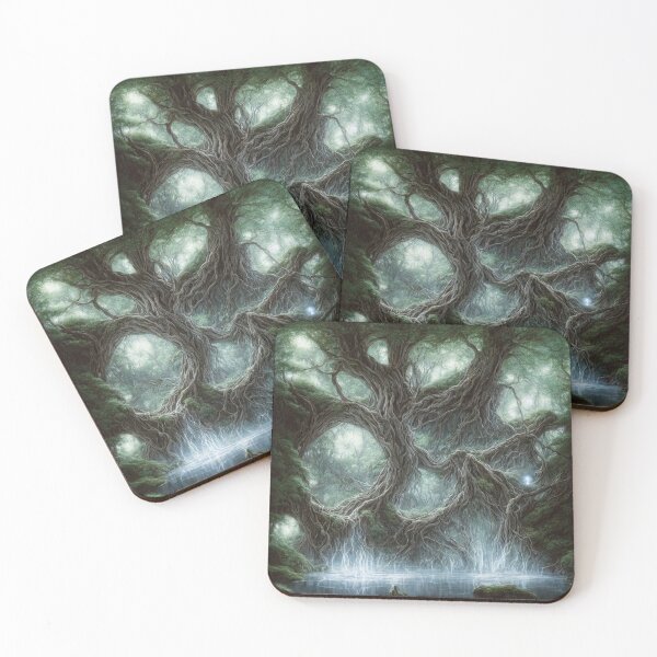 Item preview, The divine inspiration of mystical trees designed and sold by mgtime.