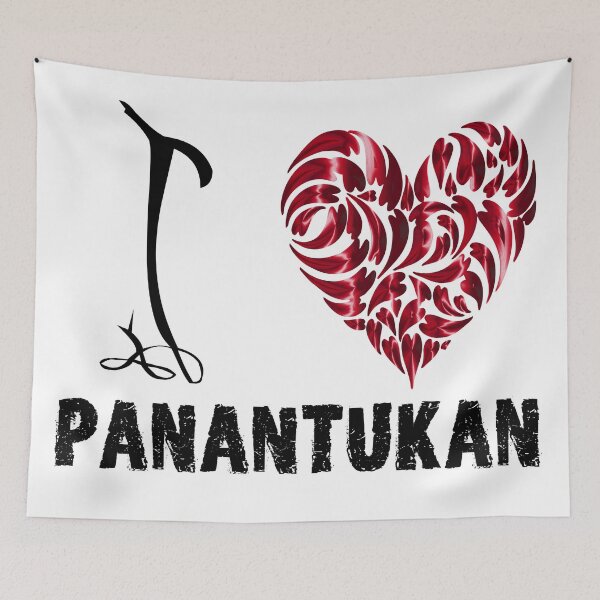 Item preview, Panantukan T Shirt Design I Love Panantukan designed and sold by MartialArtsNerd.