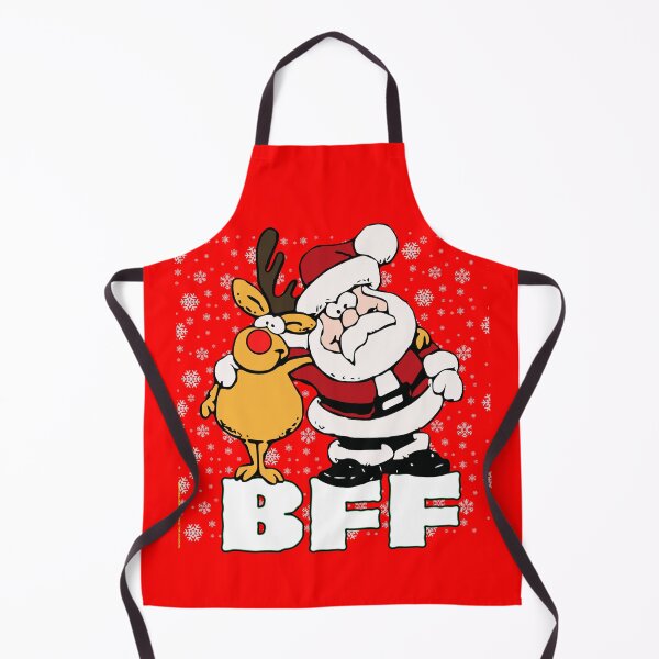 Item preview, Santa Claus and Rudolph the Red Nosed Reindeer Best Friends Forever Merry Christmas designed and sold by theflandonian.