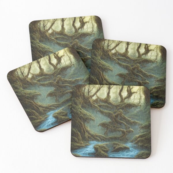 Item preview, The divine connection of the mystical trees designed and sold by mgtime.
