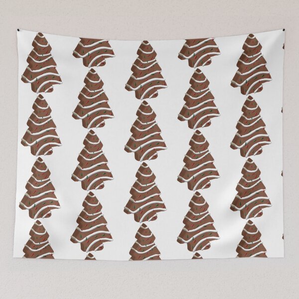 Item preview, Chocolate Christmas Tree Snack Cake designed and sold by JagatapStore.