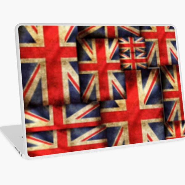 Item preview, GRUNGY BRITISH WORN BATTLE FLAGS ABSTRACT ART designed and sold by sharlesart.