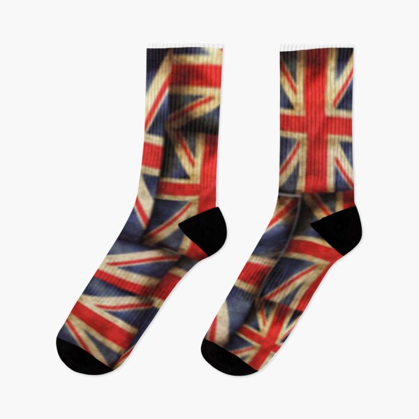 Item preview, GRUNGY BRITISH WORN BATTLE FLAGS ABSTRACT ART designed and sold by sharlesart.