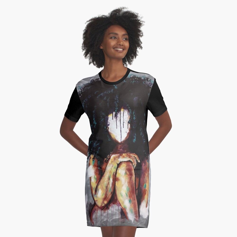 Naturally I Graphic T-Shirt Dress