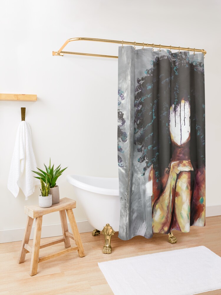 Alternate view of Naturally I Shower Curtain