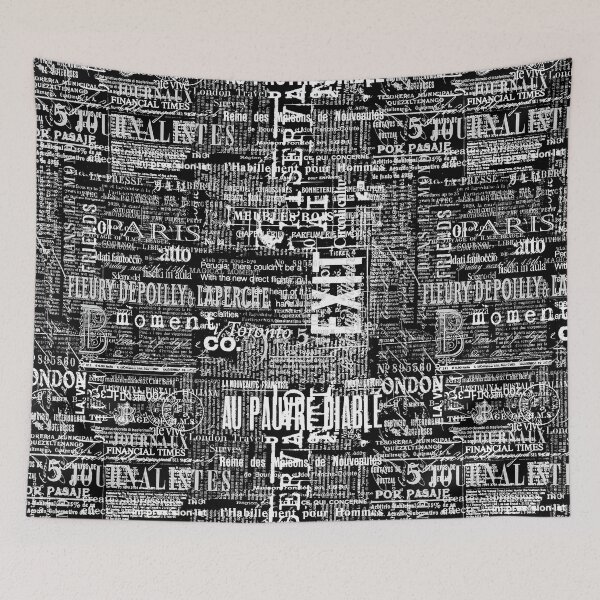 Item preview, Layered Text And Typography Mix In Black And White designed and sold by artsandsoul.