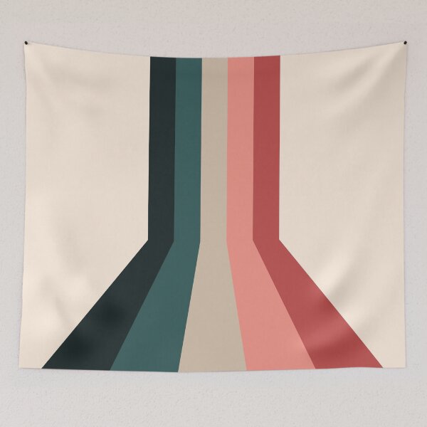 Item preview, Colorful retro style geometric design  designed and sold by BattaAnastasia.
