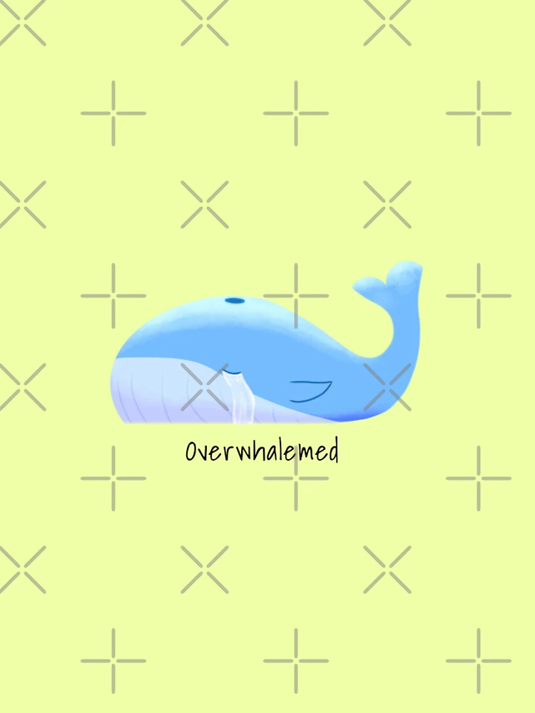 Thumbnail 4 of 4, iPhone Case, Overwhalemed designed and sold by JavaDraws.