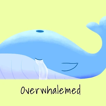 Artwork thumbnail, Overwhalemed by JavaDraws