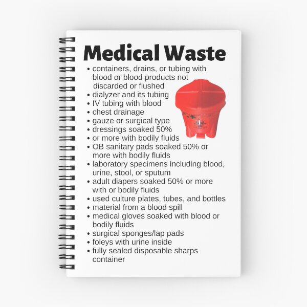 Item preview, Medical Waste List Infographic designed and sold by Caregiverology.