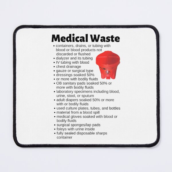 Item preview, Medical Waste List Infographic designed and sold by Caregiverology.