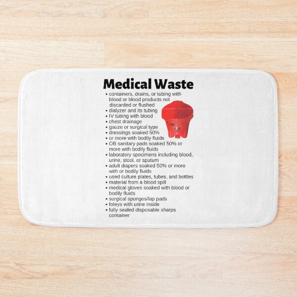 Item preview, Medical Waste List Infographic designed and sold by Caregiverology.
