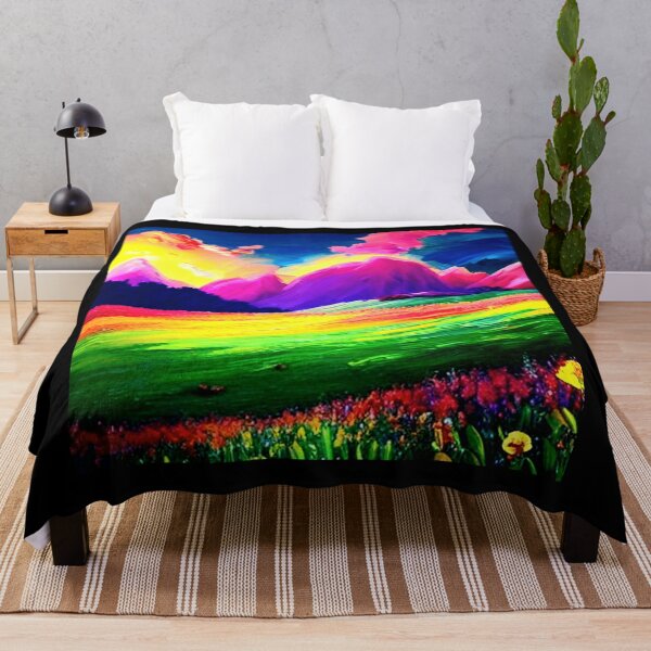 Item preview, Field of Flowers 17 - Throw Pillows and Prints. designed and sold by ScatterHub.