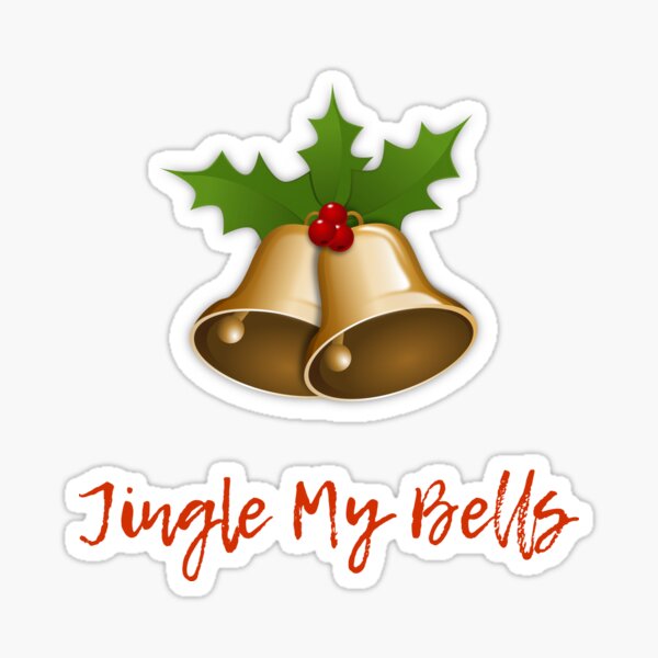 Jingle bells with red bow  Jingle bells, Christmas icons, Christmas  stickers
