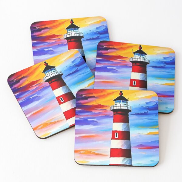 Item preview, Lighthouse at High Tide designed and sold by Milky-Way-Local.